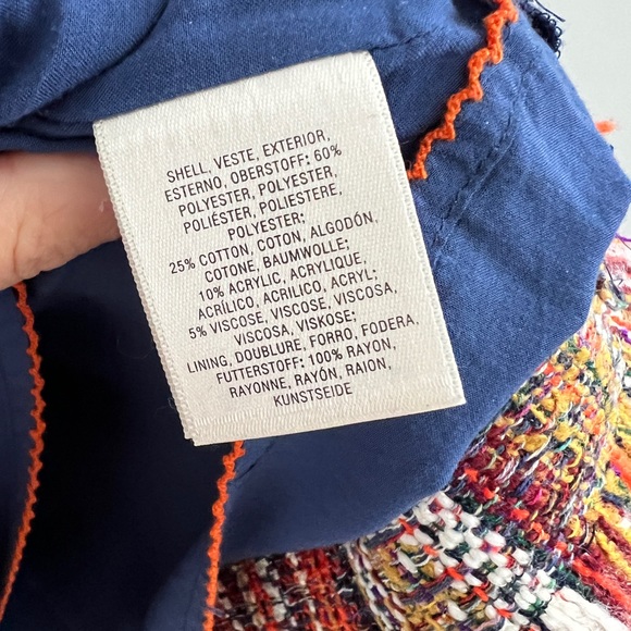 SOLD Anthropologie tweed skirt - Picture 5 of 6